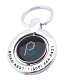 Chrome Swivel Keychain