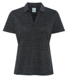 Callaway Broken Stripe Texture Polo - Ladies