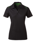 Coal Harbour Contrast Inset Polo - Ladies