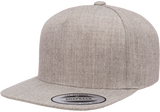 5 Panel Snapback - Pewter Graphics Custom Promotional Products