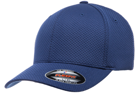 3D Hexagon Knit Jersey Cap - Pewter Graphics Custom Promotional Products