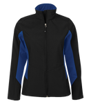 Everyday Colour Block Soft Shell Ladies Jacket - Pewter Graphics Custom Promotional Products