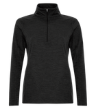Dynamic 1/2 Zip Heather Fleece - Ladies - Pewter Graphics Custom Promotional Products