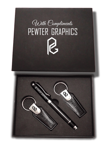 EG45 Gift Set - Pewter Graphics Custom Promotional Products
