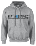 Pullover Hoodie - Pewter Graphics Custom Promotional Products
