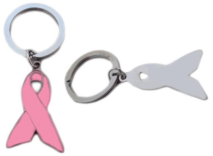 Breast Cancer Awareness sublimation Key Chain/ Key Fob