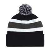 Pom Pom Beanie - Stripe