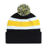 Pom Pom Beanie - Stripe