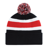 Pom Pom Beanie - Stripe