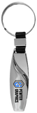 Chrome Water Droplet Keychain