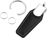 Tri Leather Keychain