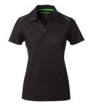 Coal Harbour Contrast Inset Polo - Ladies