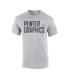 Cotton T-shirt - Men - Pewter Graphics Custom Promotional Products