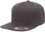 5 Panel Snapback - Pewter Graphics Custom Promotional Products