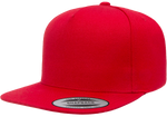 5 Panel Snapback - Pewter Graphics Custom Promotional Products