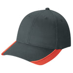 Double Contrast Hat - Pewter Graphics Custom Promotional Products