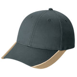 Double Contrast Hat - Pewter Graphics Custom Promotional Products