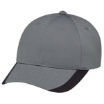 Double Contrast Hat - Pewter Graphics Custom Promotional Products