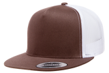 Flat Brim Trucker - Pewter Graphics Custom Promotional Products