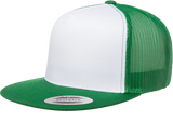 Flat Brim Trucker - Pewter Graphics Custom Promotional Products