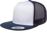 Flat Brim Trucker - Pewter Graphics Custom Promotional Products