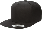 6 Panel Premium Snapback - Pewter Graphics Custom Promotional Products