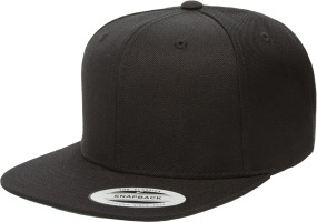 6 Panel Premium Snapback - Pewter Graphics Custom Promotional Products