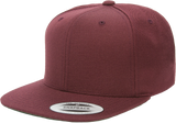 6 Panel Premium Snapback - Pewter Graphics Custom Promotional Products