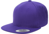 6 Panel Premium Snapback - Pewter Graphics Custom Promotional Products