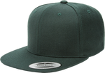 6 Panel Premium Snapback - Pewter Graphics Custom Promotional Products