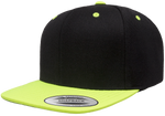 6 Panel Premium Snapback - Pewter Graphics Custom Promotional Products