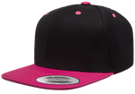 6 Panel Premium Snapback - Pewter Graphics Custom Promotional Products