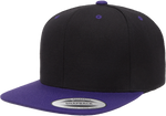 6 Panel Premium Snapback - Pewter Graphics Custom Promotional Products