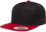 6 Panel Premium Snapback - Pewter Graphics Custom Promotional Products