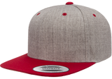 6 Panel Premium Snapback - Pewter Graphics Custom Promotional Products