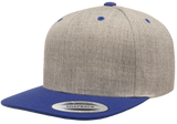 6 Panel Premium Snapback - Pewter Graphics Custom Promotional Products