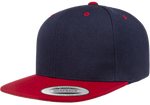 6 Panel Premium Snapback - Pewter Graphics Custom Promotional Products