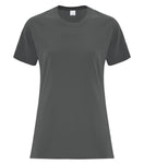 Everyday Cotton Tee - Ladies - Pewter Graphics Custom Promotional Products