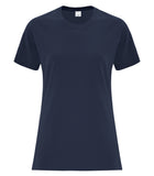 Everyday Cotton Tee - Ladies - Pewter Graphics Custom Promotional Products