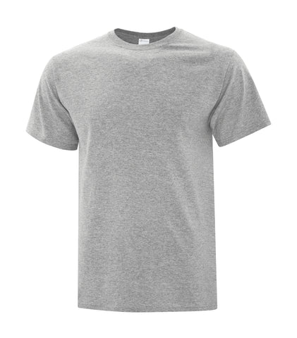 Everyday Cotton Tee - Pewter Graphics Custom Promotional Products