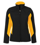 Everyday Colour Block Soft Shell Ladies Jacket - Pewter Graphics Custom Promotional Products