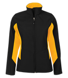 Everyday Colour Block Soft Shell Ladies Jacket - Pewter Graphics Custom Promotional Products