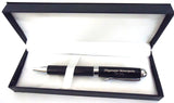 Carbon Fiber Pen - Pewter Graphics Custom Promotional Products