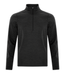 Dynamic 1/2 Zip Heather Fleece - Men - Pewter Graphics Custom Promotional Products