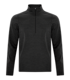 Dynamic 1/2 Zip Heather Fleece - Men - Pewter Graphics Custom Promotional Products