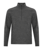 Dynamic 1/2 Zip Heather Fleece - Men - Pewter Graphics Custom Promotional Products