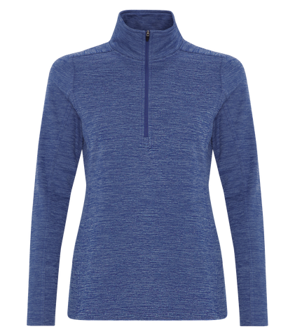 Dynamic 1/2 Zip Heather Fleece - Ladies - Pewter Graphics Custom Promotional Products