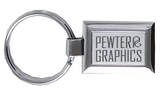 J03 Keychain - Pewter Graphics Custom Promotional Products