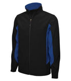 Everyday Colour Block Soft Shell Mens Jacket - Pewter Graphics Custom Promotional Products