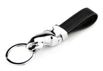 Jaguar Chrome Head with Leather Fob - Pewter Graphics Custom Promotional Products